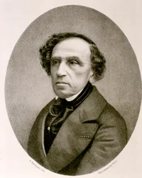 Porträtt av Giacomo Mayerbeer (etsning)