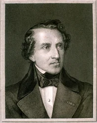 Porträtt av Giacomo Mayerbeer (etsning)
