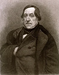 Porträtt av Gioachino Antonio Rossini (etsning)