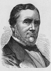 Porträtt av Henri Dupuy de Lome, ingenjör inom fransk sjöfartsteknik.