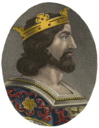 Porträtt av Hugues I Capet, kung av Frankrike