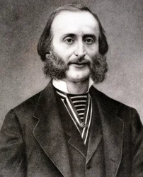 Porträtt av Jacques Offenbach (etsning)