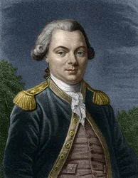 Porträtt av Jean-Francois Galaup, greve av La Perouse, fransk sjöfarare.