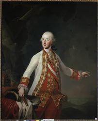 Porträtt av Josef II av Habsburg (olja på duk)