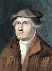 Porträtt av Martin Luther - Gravyr, o.d.