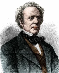 Porträtt av Prosper Duvergier de Hauranne, fransk politiker (1798 - 1881).