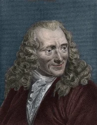 Porträtt av Voltaire