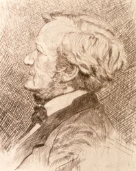 Porträtt av Wilhelm Richard Wagner (etsning)