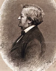 Porträtt av Wilhelm Richard Wagner