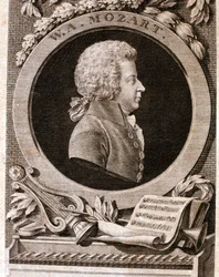 Porträtt av Wolfgang Amadeus Mozart (etsning)