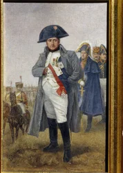 Porträtt av kejsar Napoleon Bonaparte (olja på duk)