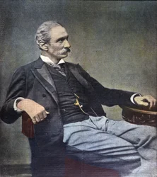 Porträtt av den italienske politikern Giuseppe Zanardelli (1826-1903).