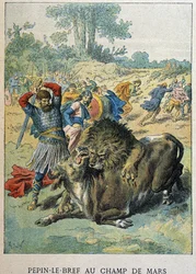 Pépin the Brief på Champ de Mars runt 750.