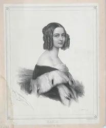Prinsessan av Baden Marie (tryck)