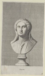 Egyptens drottning Kleopatra VII (tryck)