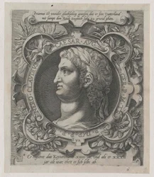 Romerske kejsaren Nero (tryck)