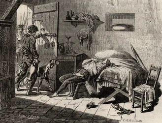 Condorcets död i fängelset den 28 mars