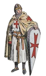 Tempelherreorden - gravyr - Tempelherreorden på 1200-talet