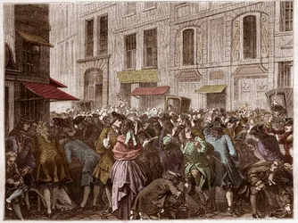 Rue Quincampoix,vid tiden för John Laws system