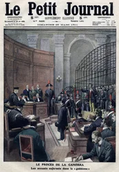 Rättegången mot Camorra (napolitanska maffian): anklagelserna Erricone lägger fram i "gabbione" i appellationsdomstolen i Viterbo, Italien för mordet på Gennaro Cuocolo och hans fru