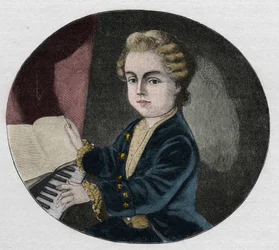 Wolfgang Amadeus MOZART österrikisk kompositör 7 år