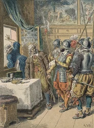 arrestering av Pierre Broussel (1575-1654) 1648 på order av Anne av Österrike, vilket ledde till folkets befrielse (barrikaddagarna) och Fronde