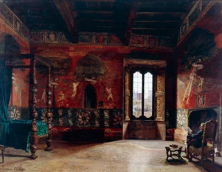 Interiör, Arturo Ferrari (1861-1932), olja på duk