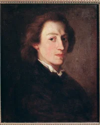 Porträtt av Frederic Chopin (olja på duk, ca 1846)