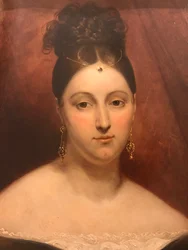 Porträtt av operasångerskan Maria Malibran 1808-1836,