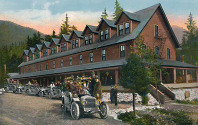 Värdshuset i Mount Rainiers nationalpark, cirka 1916