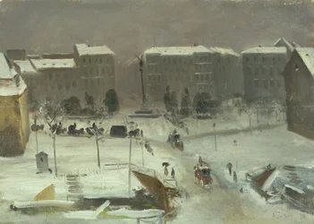 Belle-Alliance Square i Berlin, 1870