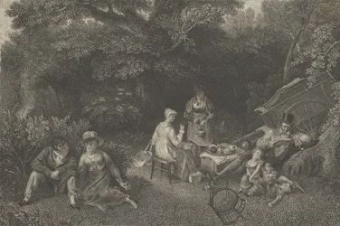 Gipseying Party, ca. 1830.