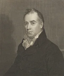 Hans excellens Oliver Wolcott, guvernör i delstaten Connecticut, 1820.