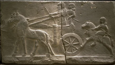 Vagn och kavallerist, 800-talet. före Kristus