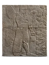 Relief of a Winged Genius, Reign of Ashurnasirpal, c.883-859 BC