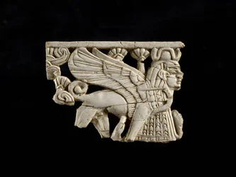 Sfinxfragment från Fort Shalmaneser, Nimrud, Assyriska, 800-talet f.Kr.
