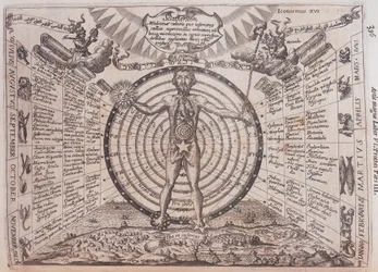 Ett astrologiskt diagram, 1646