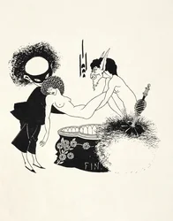 Illustration till "Salome" av Oscar Wilde
