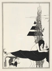Illustration till "Salome" av Oscar Wilde