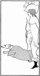 Atalanta i Calydon med hunden, 1896