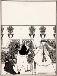 Omslagsdesign för The Savoy, 1896