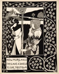 Hur Morgan Le Fay gav en sköld till Sir Tristram