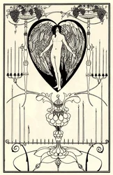 Illustration till The Mirror of Love av Marc-André Raffalovich, 1895