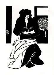 Illustration från Morte DArthur, 1893-1894, 1923