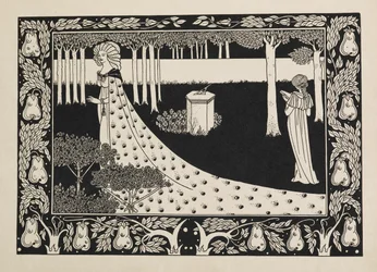 La Beale Isoud på Joãous Gard. Från "Le morte D