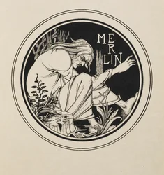 Merlin från en bok med femtio teckningar