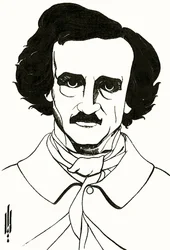 Porträtt av Edgar Allan Poe, 1894