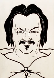 Porträtt av Honore de Balzac