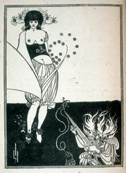 Salome, illustration av pjäsen skriven av Oscar Wilde
