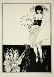 Magdansen, från "Salome" av Oscar Wilde (1854-1900) 1893 (linjetryck)